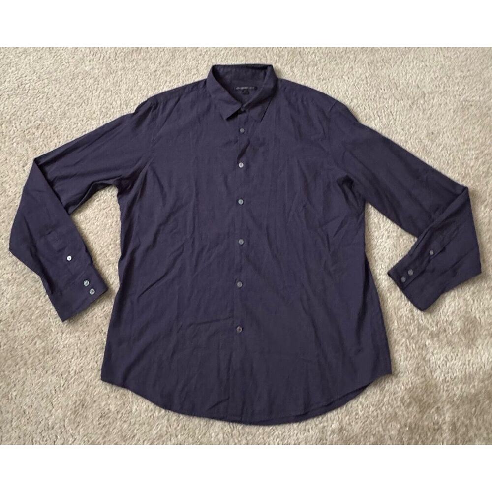 John Varvatos Button Down Purple Shirt Women’s Size X-Large XL